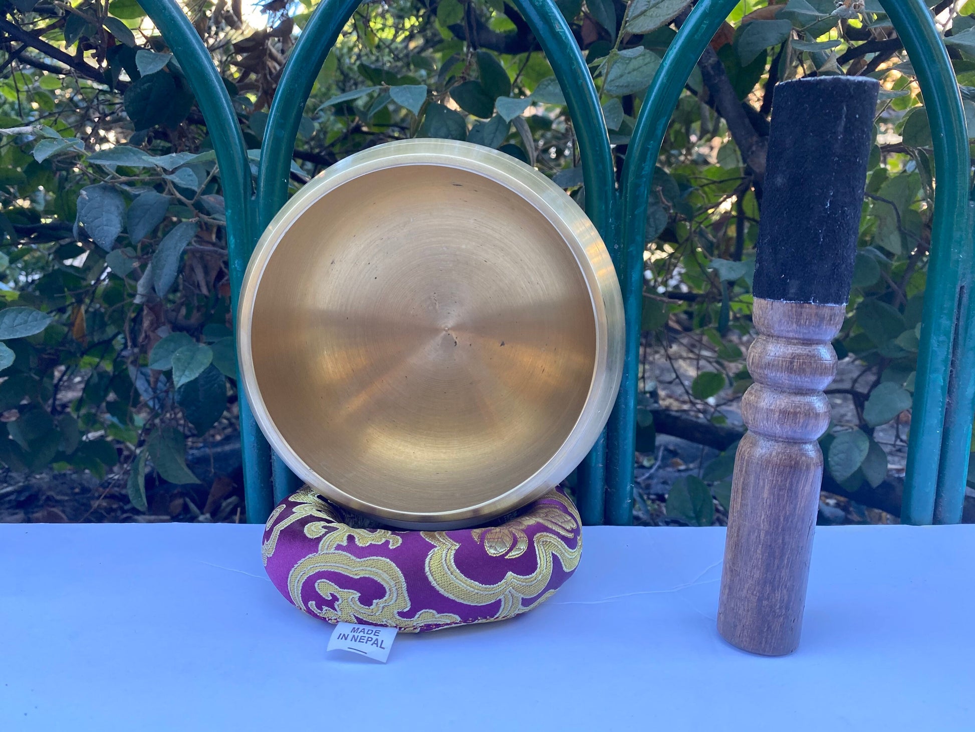 Tibetan 5" Singing bowl with high quality Sound for yoga, Meditation and Sound Therapy. Hurry up!!!!