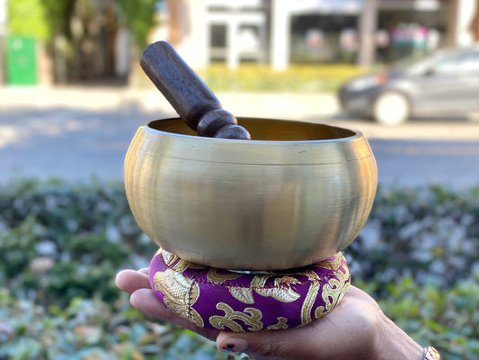 Tibetan 5" Singing bowl with high quality Sound for yoga, Meditation and Sound Therapy. Hurry up!!!!