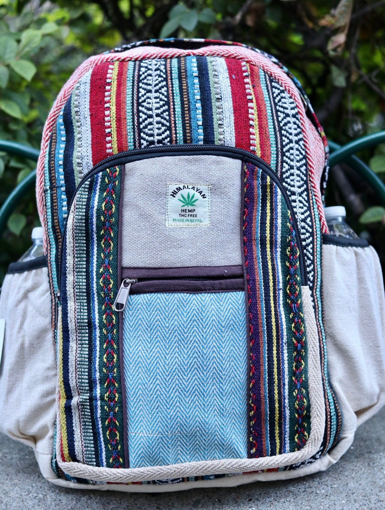 Hemp Backpack | High quality authentic | Cotton mixed Rucksack Backpack for men and women| School | College | Made In Nepal